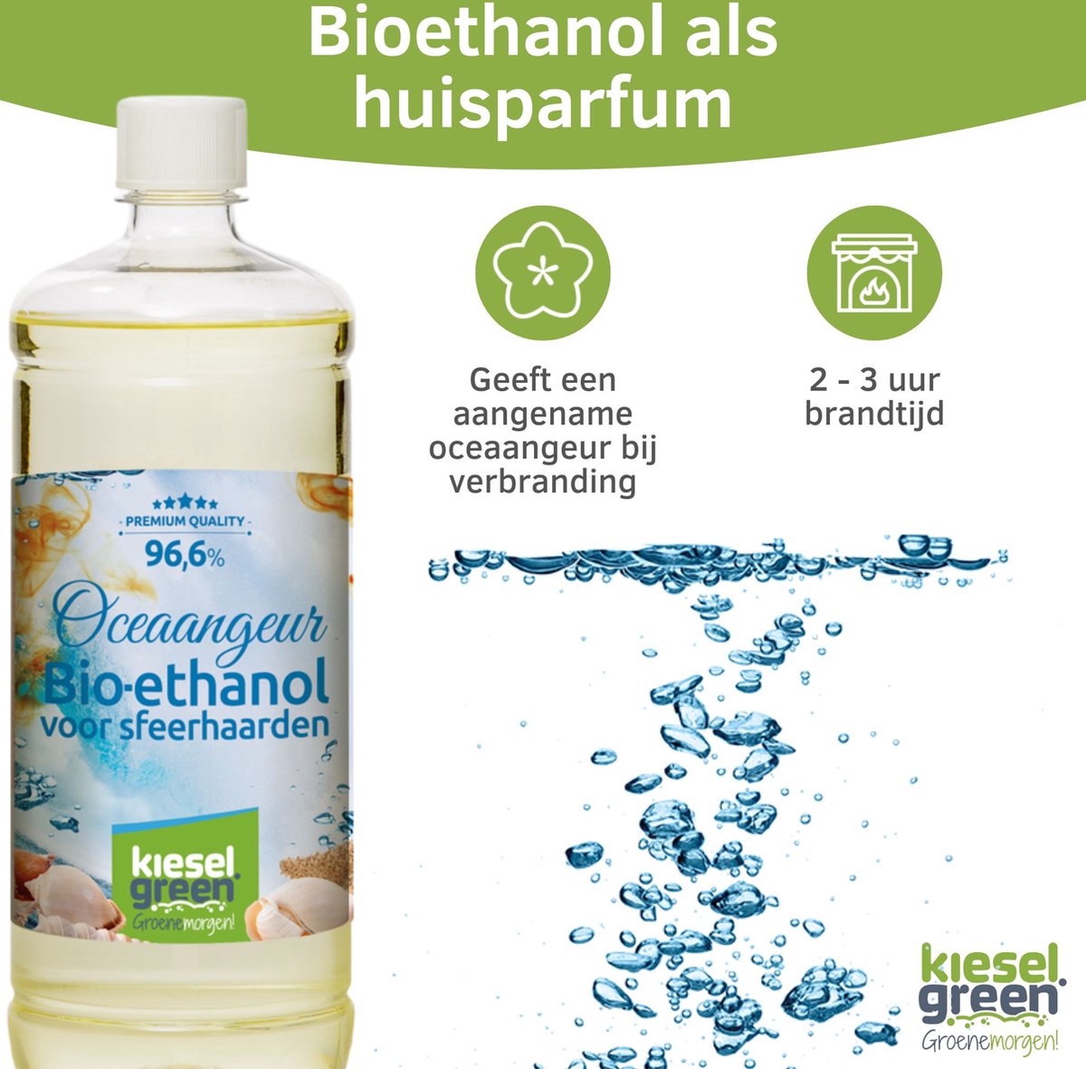 Lot De 6 Bidons De Bioéthanol 1L - Parfum Forêt - Sans Fumée Ni Suie - Pour Cheminées Et Brûleurs éthanol - 7