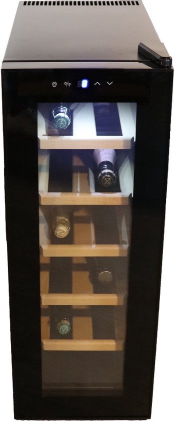 Koelkast: Bierkoelkast Praag - vol glazen deur - 12 flessen, van het merk OEM