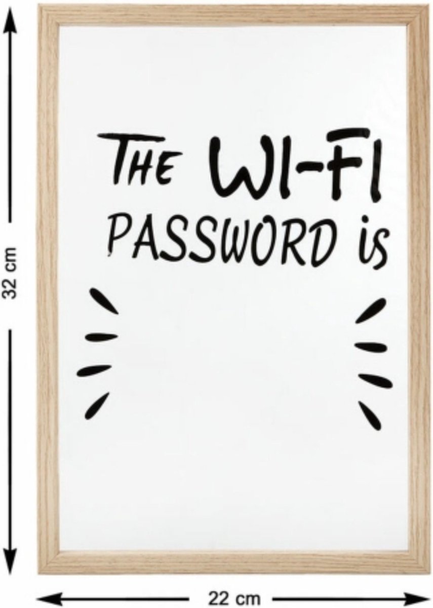 Whiteboard The WIFI Password