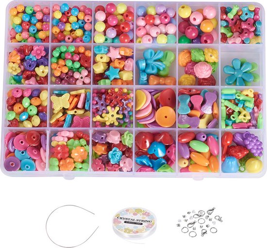 Coffret de perles pour enfants - Perles - Perle - Jouets pour enfants -  Fabrication de