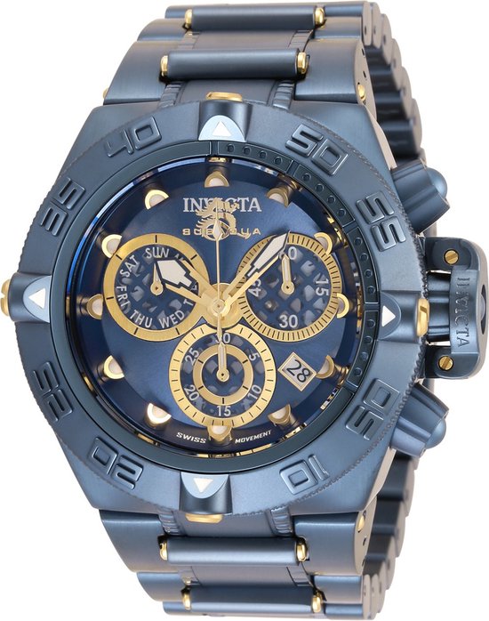Montre Chronographe Invicta Subaqua Noma IV Shark Edition Suisse - 50mm, étanche 500m - Neuve Avec étiquettes