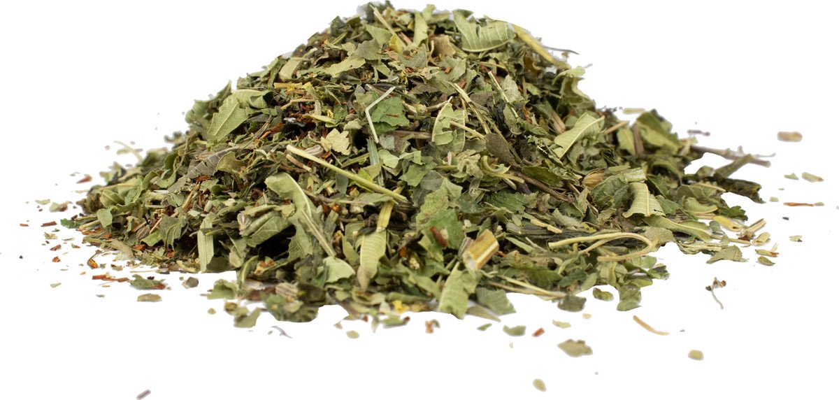 Biologische Tropische Moringa Thee 200 gr - Biologische Thee - Superfood Blend Met Mango, Abrikoos & Citroengras - Cafeïnevrije Detox Losse Thee - Biologische Kruiden Thee - Voordeelverpakking