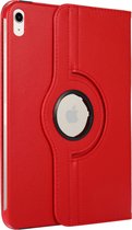 360º Standaard Hoes Map voor iPad 10.9 - 2022 A2696 - Rood