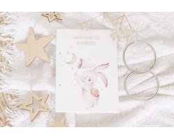 Bewaarbundel dieren konijn geboortekaartjes - geboortekaarten bewaren - babykaartjes kraamcadeau