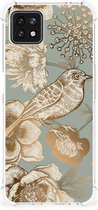 Case geschikt voor OPPO A53 5G | A73 5G Vintage Bird Flowers