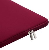 Housse pour ordinateur portable étanche - Soft Touch - Housse pour ordinateur portable - 11,6 pouces - Protection Extra (rouge bordeaux)