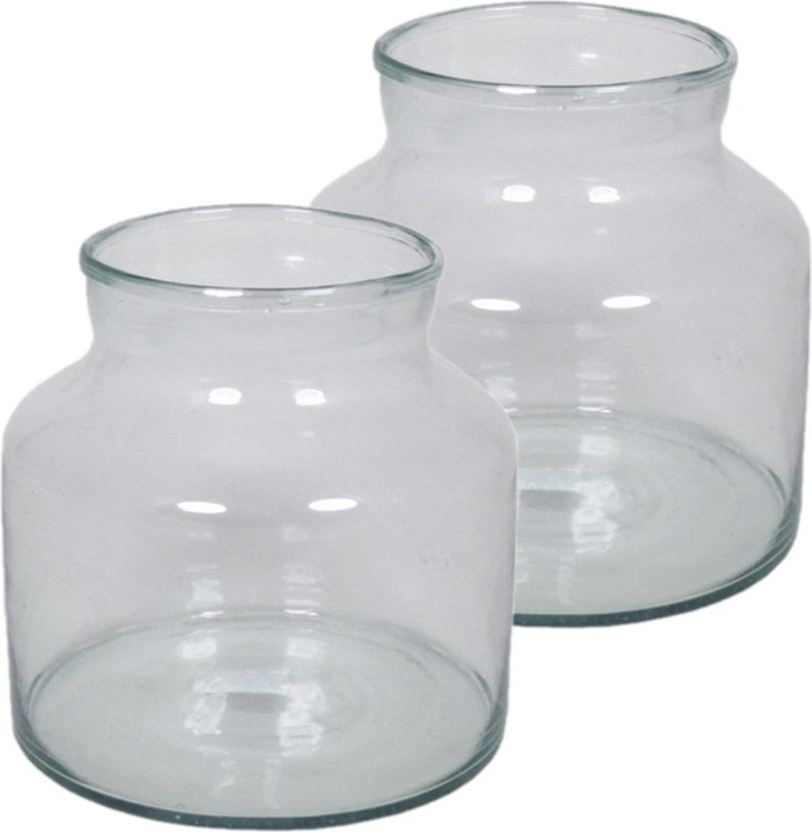 Olympia glazen kannen 1L (6 stuks) - GF923 - De Leverancier