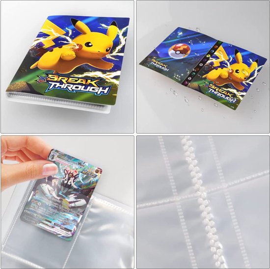 Classeur pour Pokemon - POKEMON - Capacité de 240 Cartes - Rouge