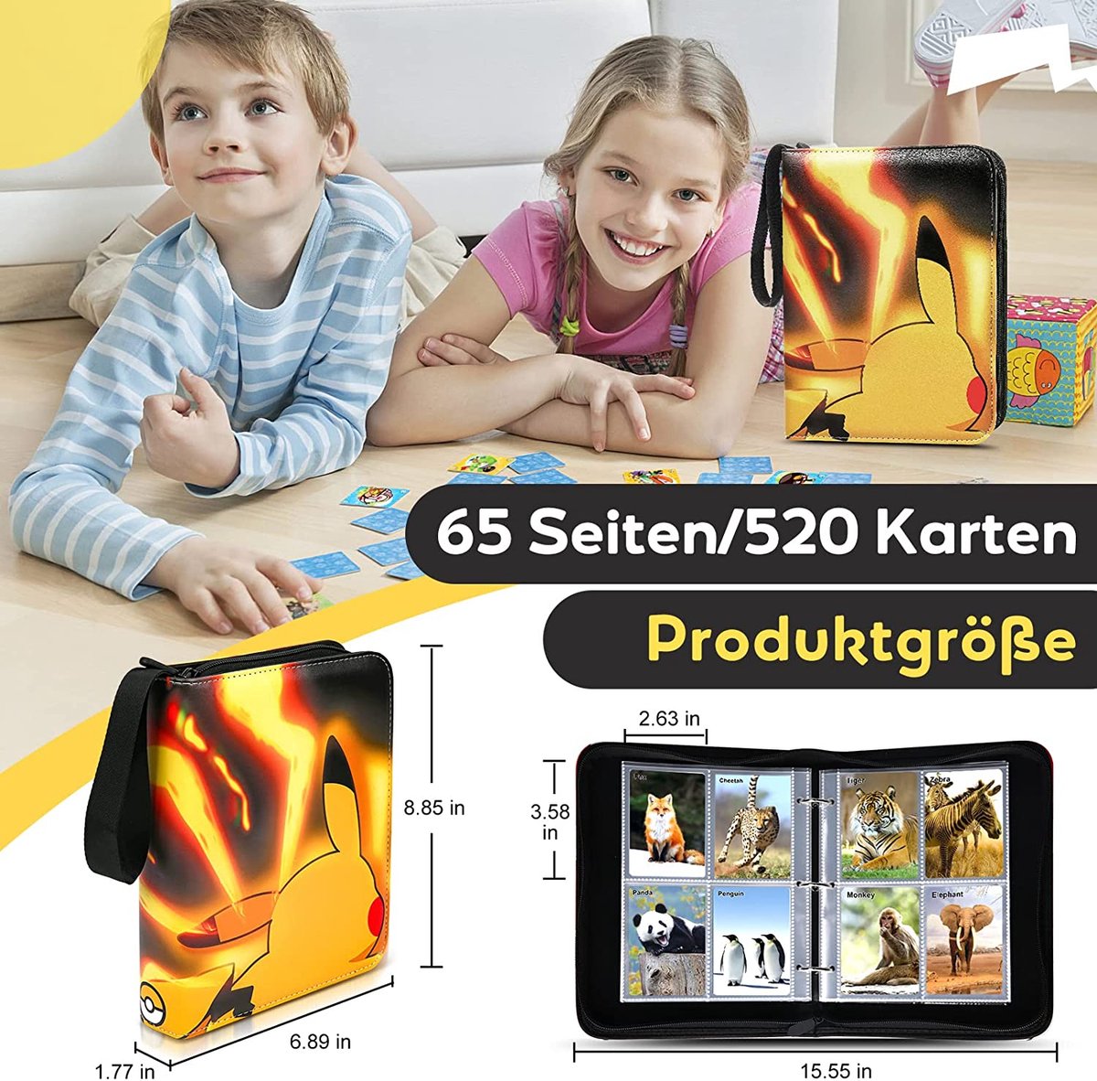 Ultra Pro Kaarten Map Ultra PRO - Pokémon Sword & Shield 9-Pocket Portfolio Mew Card Sleeves