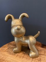 Goodyz - Flappy Hondje (Beagle) - Abstract - 27cm - goudskleurig