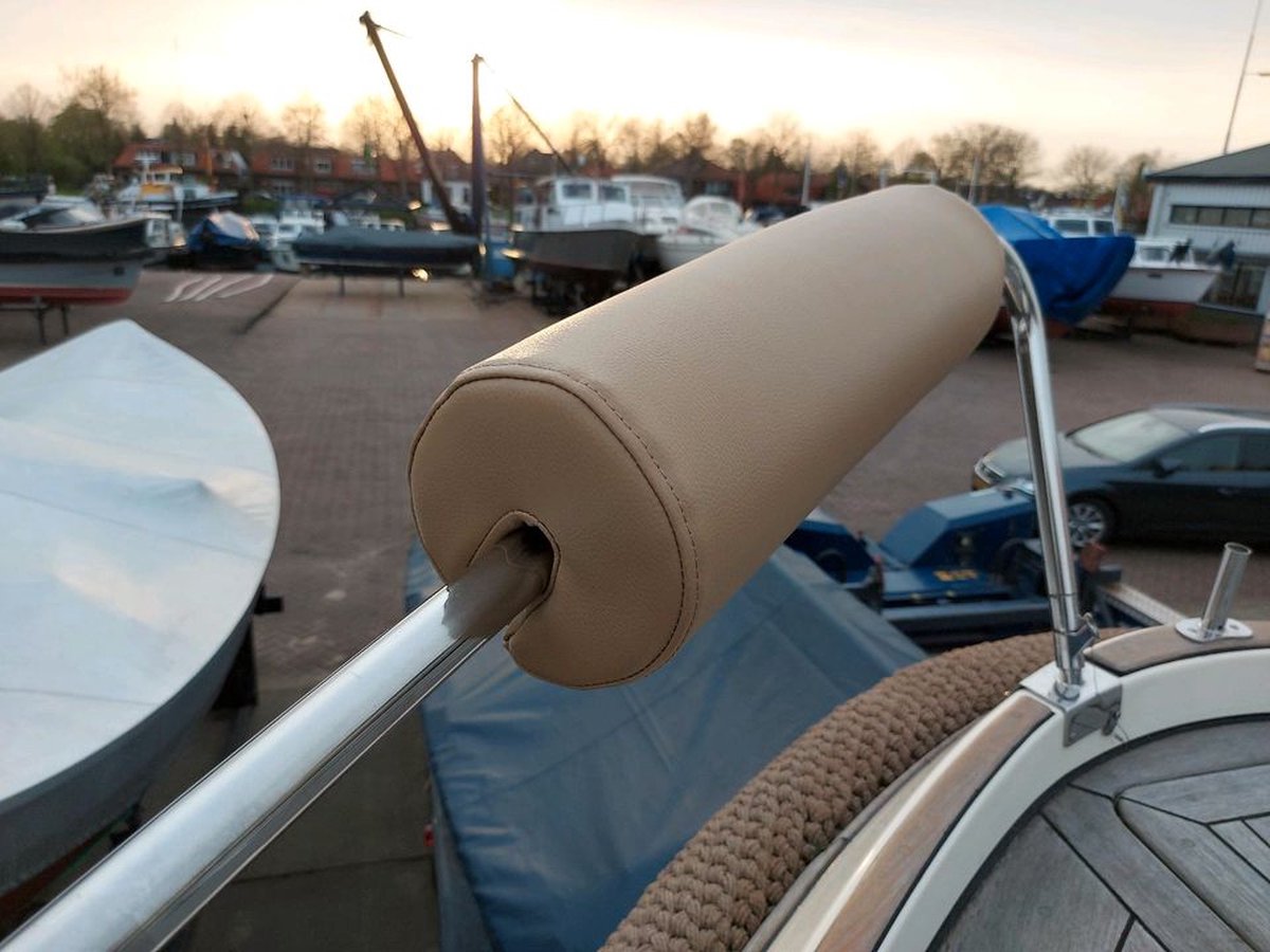 Relingkussen voor boot 70 cm Bruin - bootkussen - railingkussen - rugkussen - rolkussen