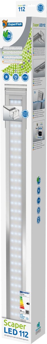 Superfish Scaper Led 112 cm - Aquarium LED Verlichting - 44 Watt