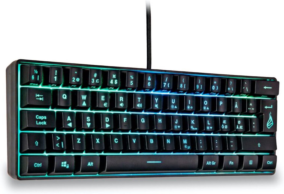 KingPin X1 60% RGB Gaming Keyboard QWERTZ (SCA)