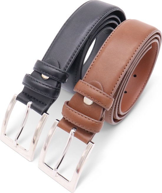 Ceintures de sécurité - ceinture 2 pièces - noir et marron - 105