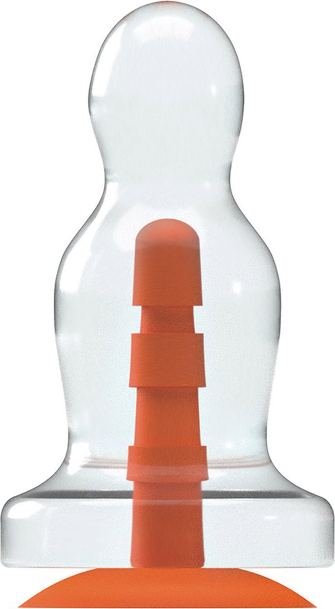 Goedkoopste Dinoo - Primal Desires Extra Grote Dildo Met Zuignap Velo - Transparant