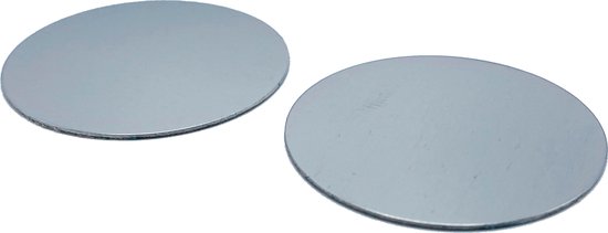 Support de téléphone magnétique universel pour dans la voiture - Support de Supports pour voiture - Argent - Avec plaque magnétique / autocollant - Support de voiture GMS