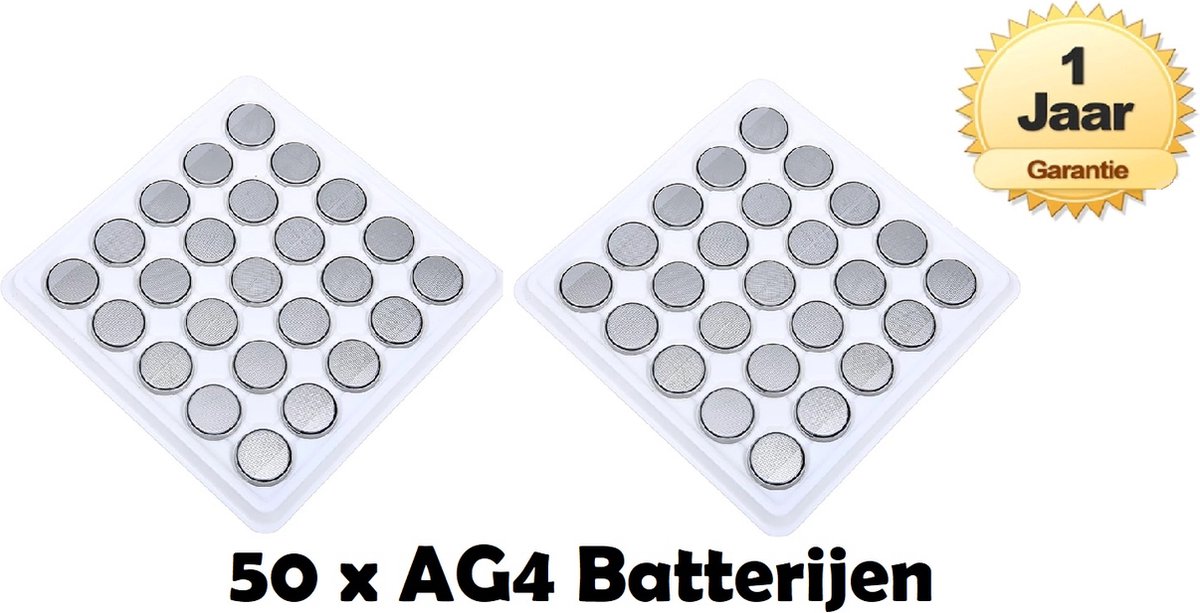 AG4 10 Lithium Knoopcel Batterijen - 5 Stuks