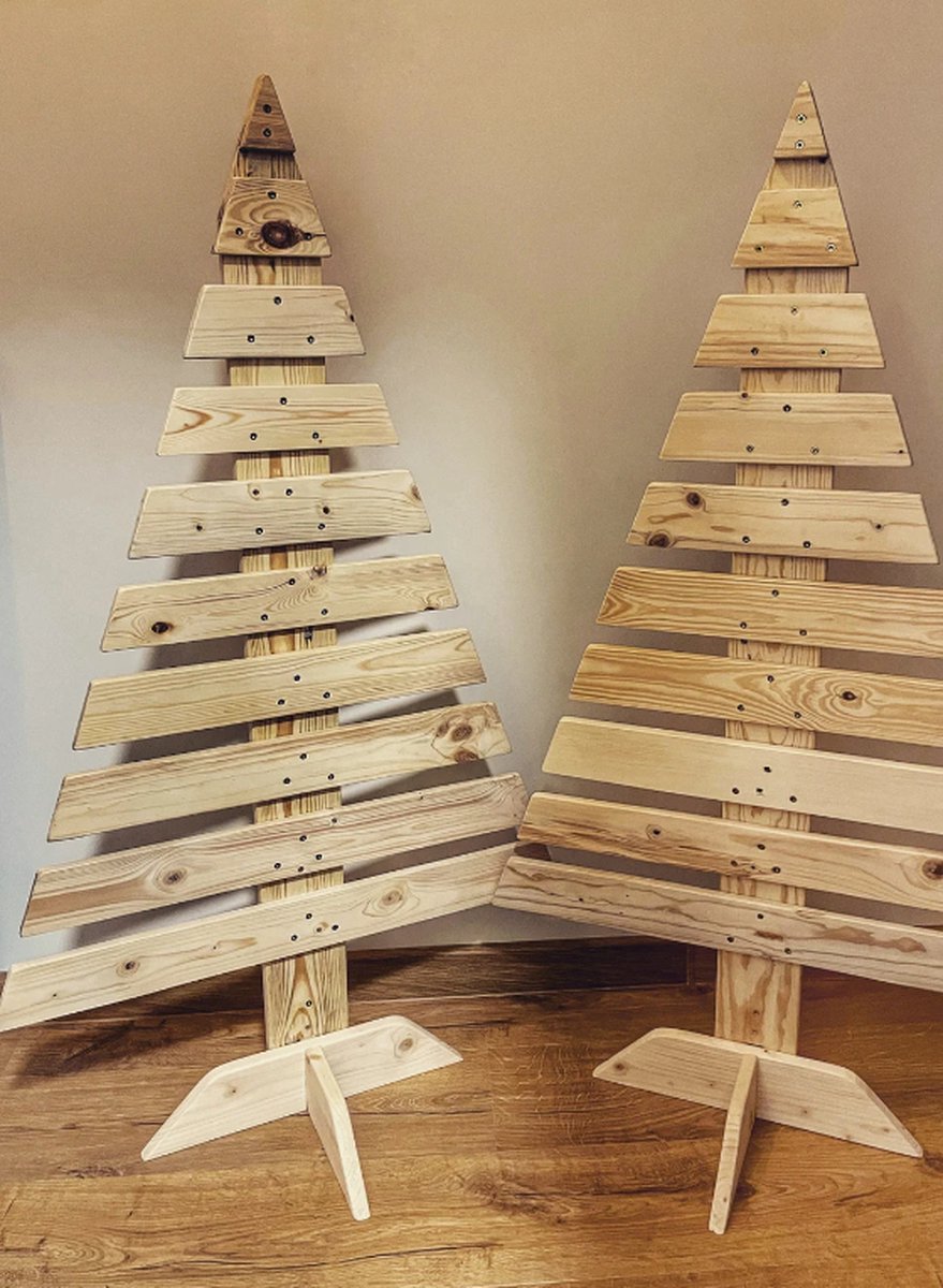 steigerhouten kerstboom 120 cm hoog hoge kwaliteit light grey wash steigerhout...