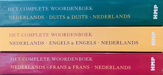 9789057950704 - Het complete woordenboek boxset Frans, Engels, Duits
