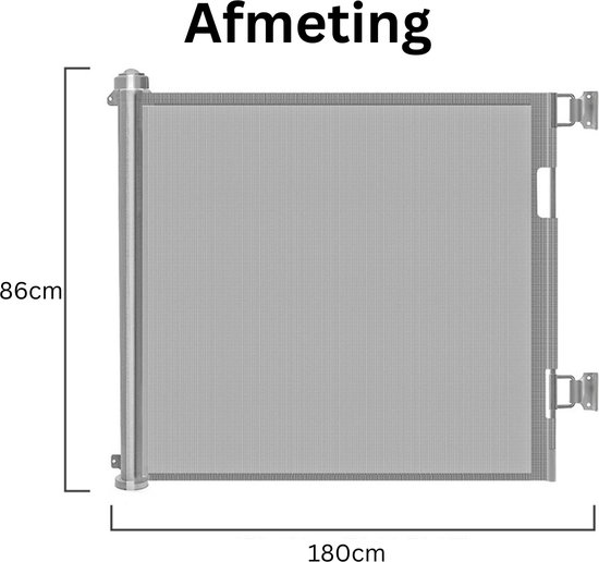 SafetyThings Barrière D'escalier Sans Perçage Barrière De Sécurité Avec