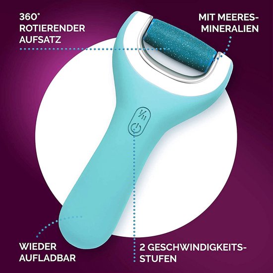 Scholl Velvet Smooth Elektrische eeltverwijderaar Pro – voor het verwijderen van eeltjes op natte en droge voeten – oplaadbaar – 1 apparaat + laadstation - Scholl