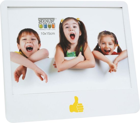 Deknudt Frames fotolijst S68KK1 E1A - wit - emoticon duim - 10x15 cm