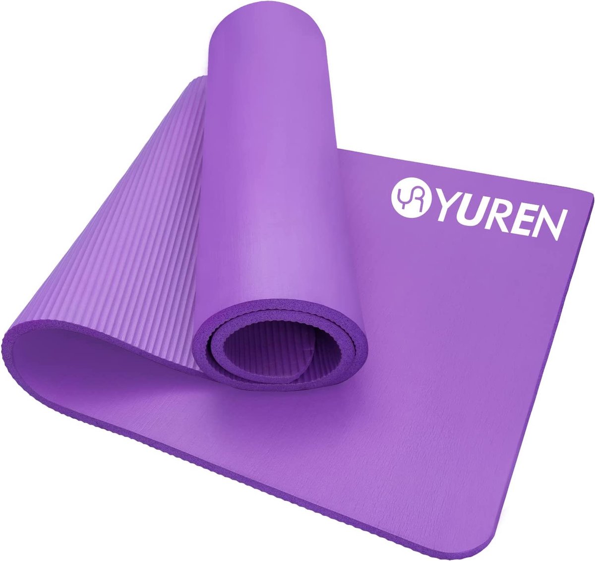 RYTAMT Tapis de Yoga épais 183 × 61 cm 15 mm d'épaisseur NBR Tapis  d'exercice Tapis de