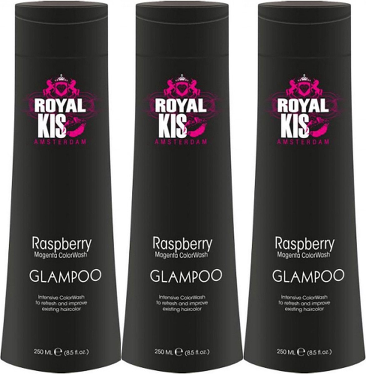 KIS ROYAL - Glamwash - Raspberry - 3 x 250
