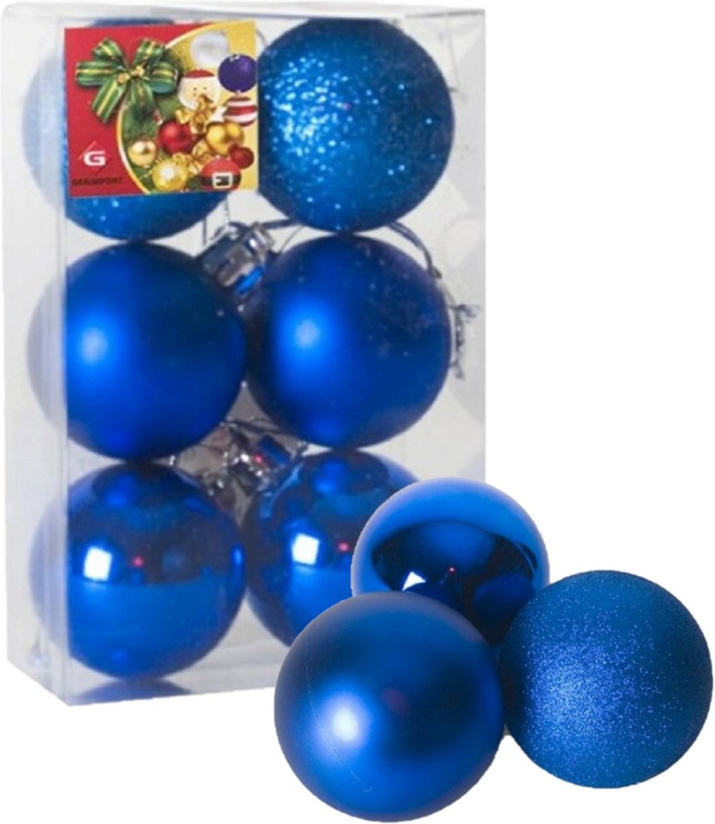 Stoere kerstversiering met blauw & bruin (Kersttrends 2018
