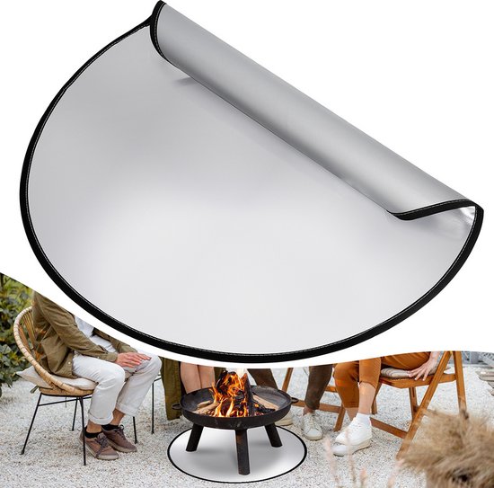 Barbecue vloermat van WDMT™ | 122 x 76 cm | Ideale mat voor onder de Barbecue vloermat van WDMT™ | 122 x 76 cm | Ideale mat voor onder de