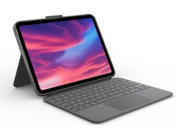 Logitech Combo Touch - Tablettoetsenbord - Geschikt voor iPad (10 gen) - FR Azerty