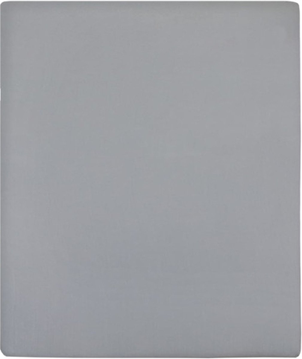 vidaXL Hoeslaken jersey 160x200 cm katoen grijs