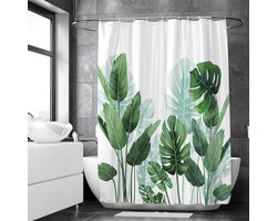 Loti Living Douchegordijn Anti Schimmel – Strelitzia - Inclusief ringen – Waterdicht - Polyester - Douchegordijn 180x200 cm