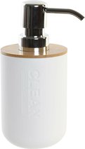 Articles - Pompe/distributeur de savon - Bamboe - blanc ivoire - 9 x 15 cm