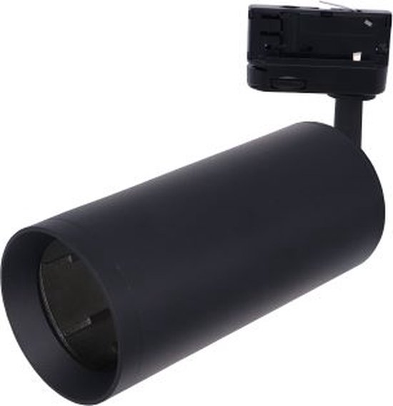 Xtra Warm Led-railverlichting-GU10 spot-60x130mm-zwart