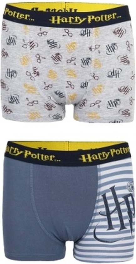 Harry Potter - Boxers Harry Potter - pack de 2 - garçons - taille 99/104