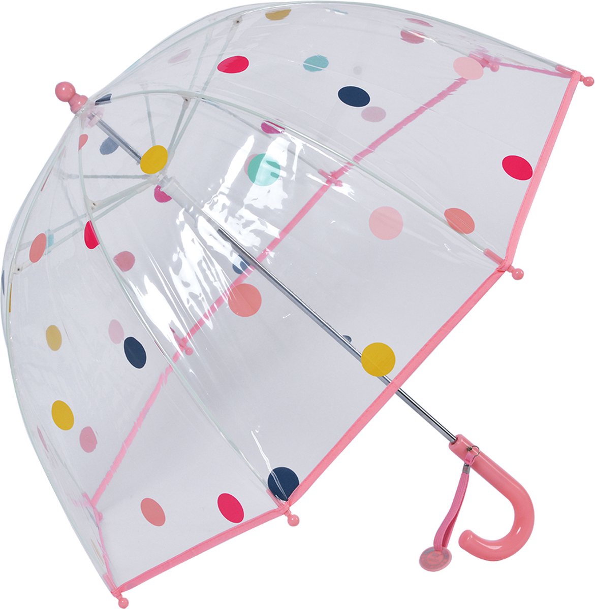 Juleeze Kinderparaplu Ø 65x65 cm Roze Kunststof Stippen