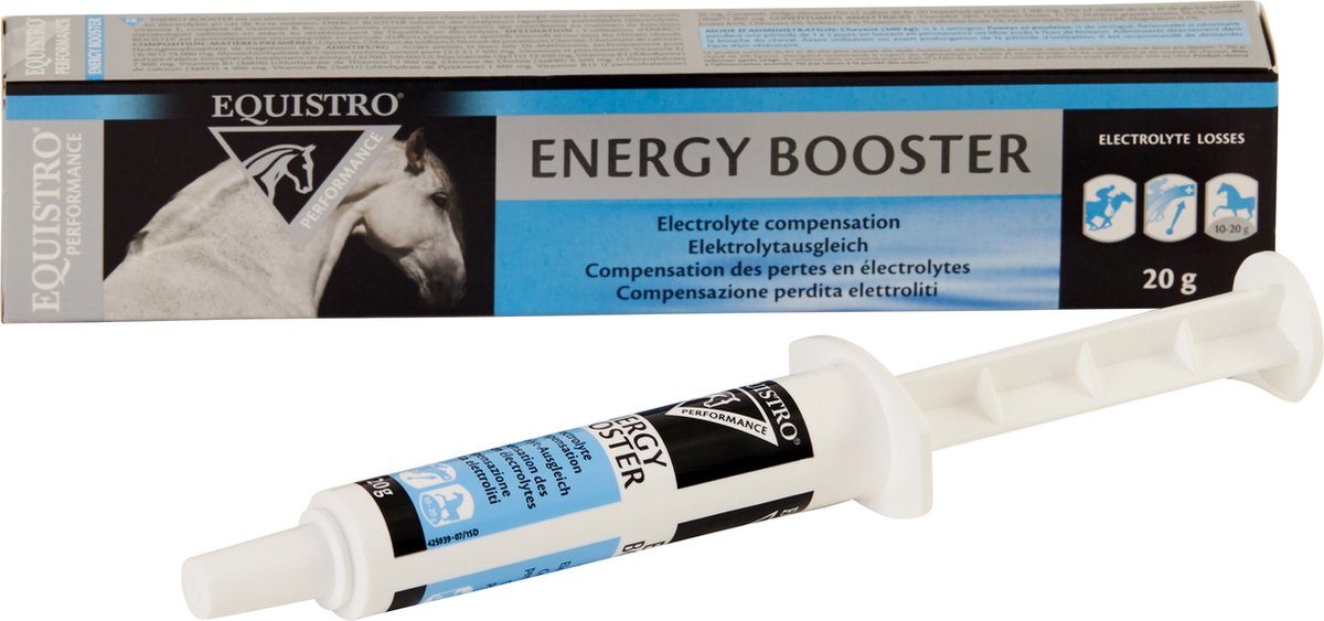 Equistro Energy Booster - aanvullend diervoeder voor paarden ter ondersteuning van de vitaliteit - 20gram