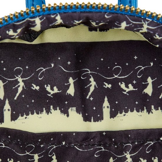 Loungefly: Disney Peter Pan Gloeiklok Mini Rugzak