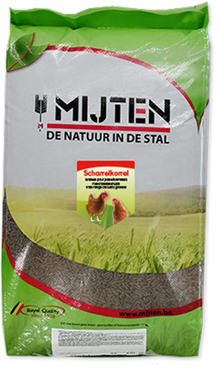 Mijten Legkorrel - Kippenvoer Volledig - Complete Pluimveevoer voor Legkippen - Kippenbrok Kippenvoeding - Veel Calcium - 5kg