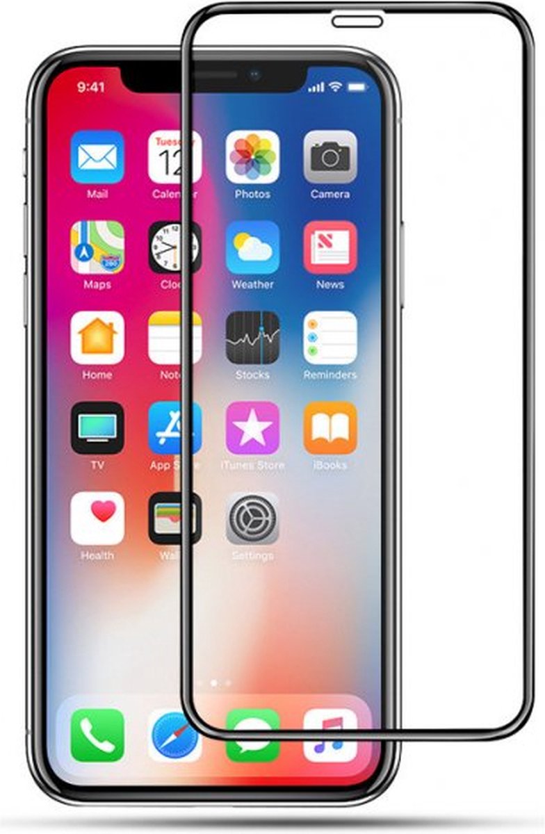 Usams Tempered Glass 9H Soft Side voor Apple iPhone X/XS (6.1