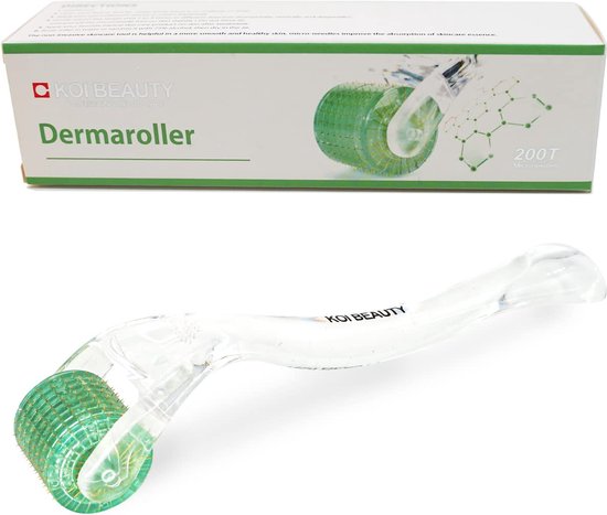 Derma-Roller 0,5 Mm Mit 200 Titan-Nadeln – Für Gesicht, Kopfhaut, Bartwachstum, Microneedling Zu Hause