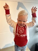 Ajax Sweat à Capuche Kids Rouge Wit Logo 2022