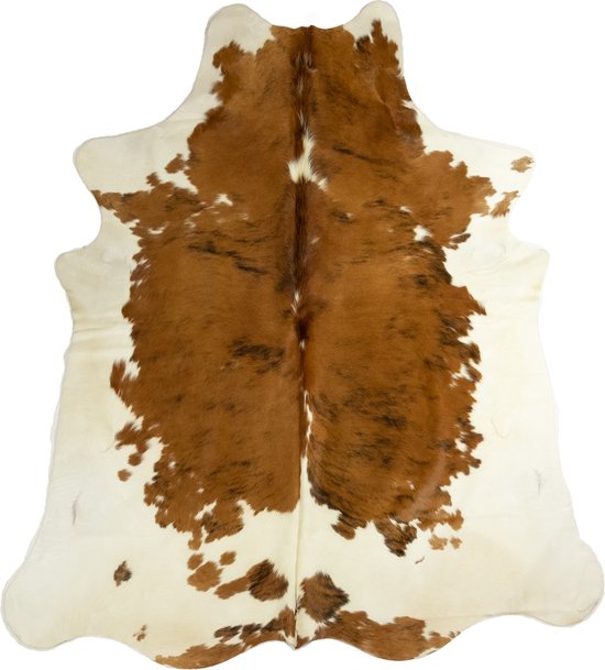 Tapis de peau de vache Dutchskins / tapis de vache blanc, marron noir