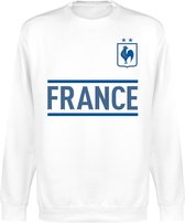 Frankrijk Team Sweater - Wit - XXL