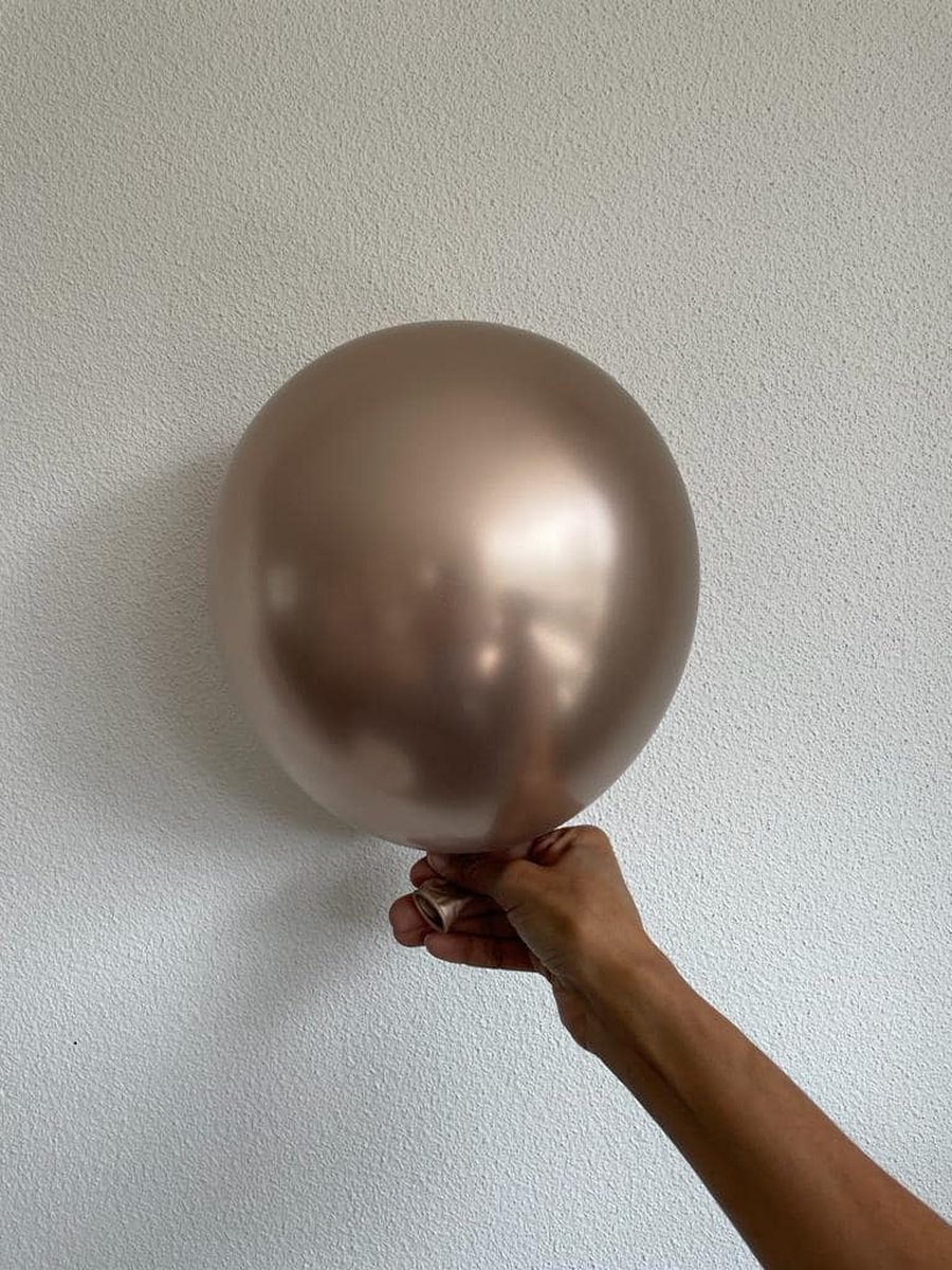 Luna Balunas Glam Tan Rosé Goud Latex Ballonnen Champagne Goud 50 St. Communie Geslaagd Verjaardag Decoratie Versiering - Eco friendly FSC — afbeelding 8