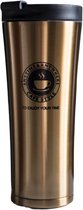 Koffiebeker to go RoFe - Goud - Thermosbeker - Thermosfles - 500ml - Reisbeker