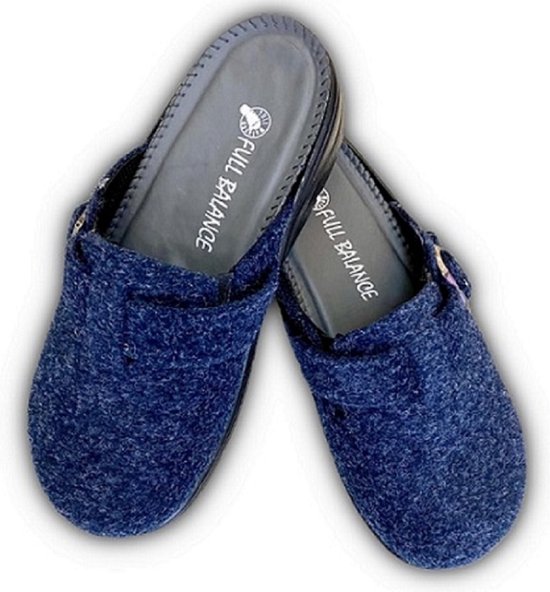 Fullbalance Heat - Pantoffels - Sabo Slippers - Sloffen - Dames en Heren - Donker Blauw - Maat 43