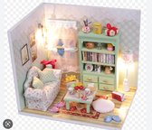 Miniatuurhuisje - bouwpakket - Miniature huisje - Diy dollhouse - Family Hall