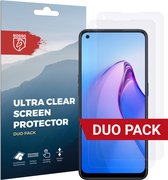 Rosso Oppo Reno 8 Lot de deux protections Duo Ultra transparentes